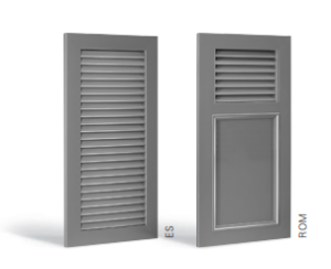 Volets battants lamelles fixes ou orientables, volet battant plein
